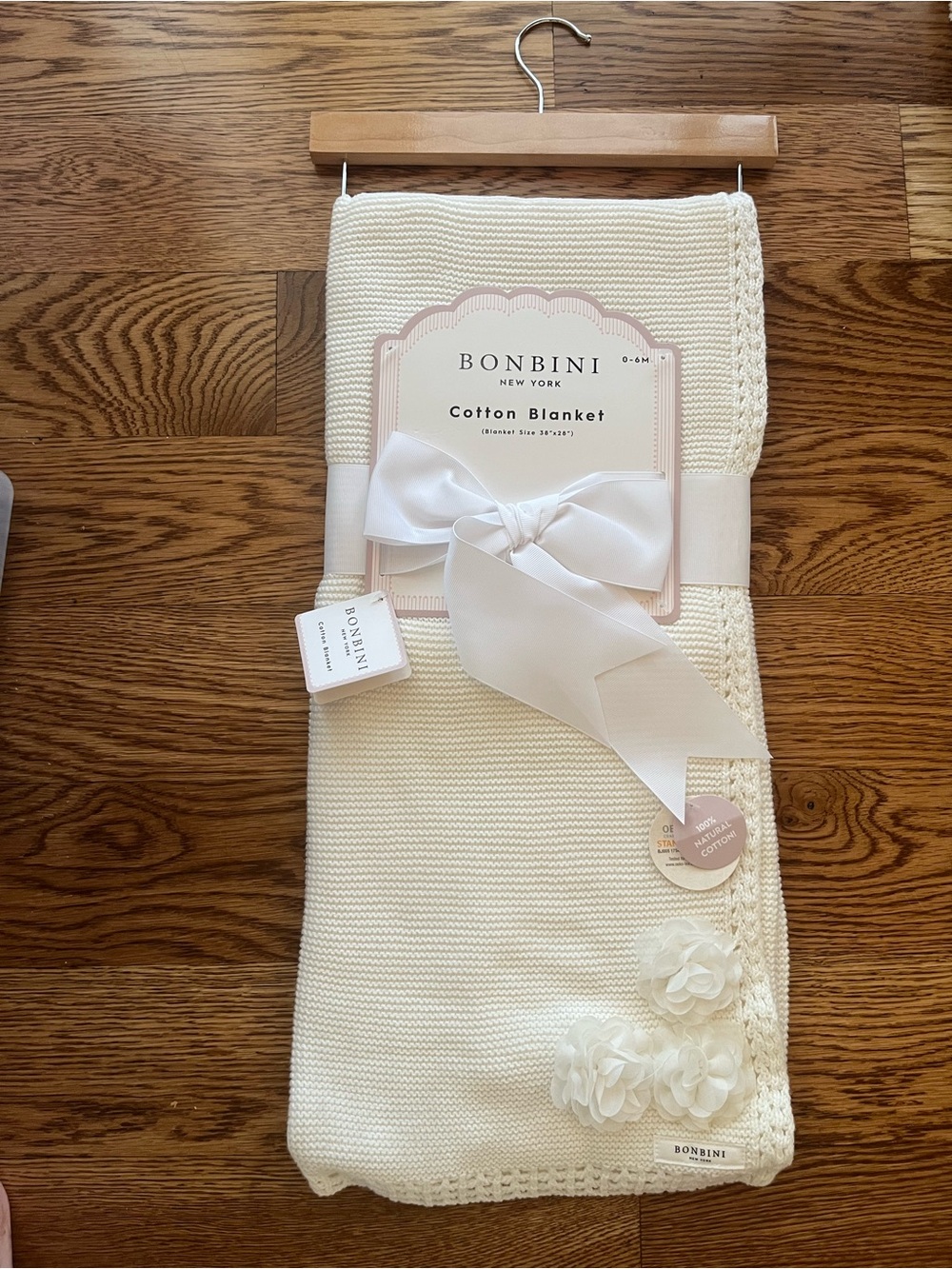 Bobini NEW Cotton Baby Blanket - Ivory